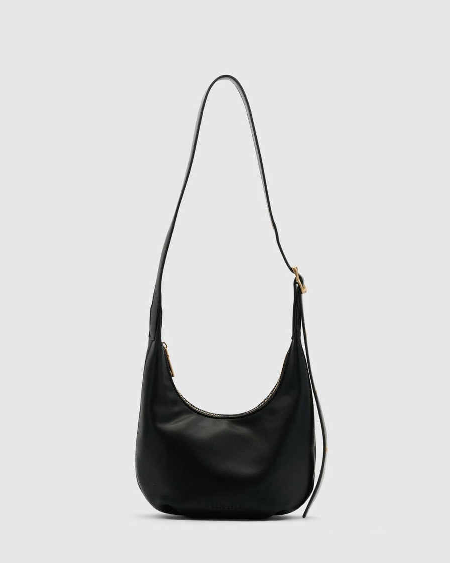 Hot Brie Leon Everyday Croissant Mini Bag - Black