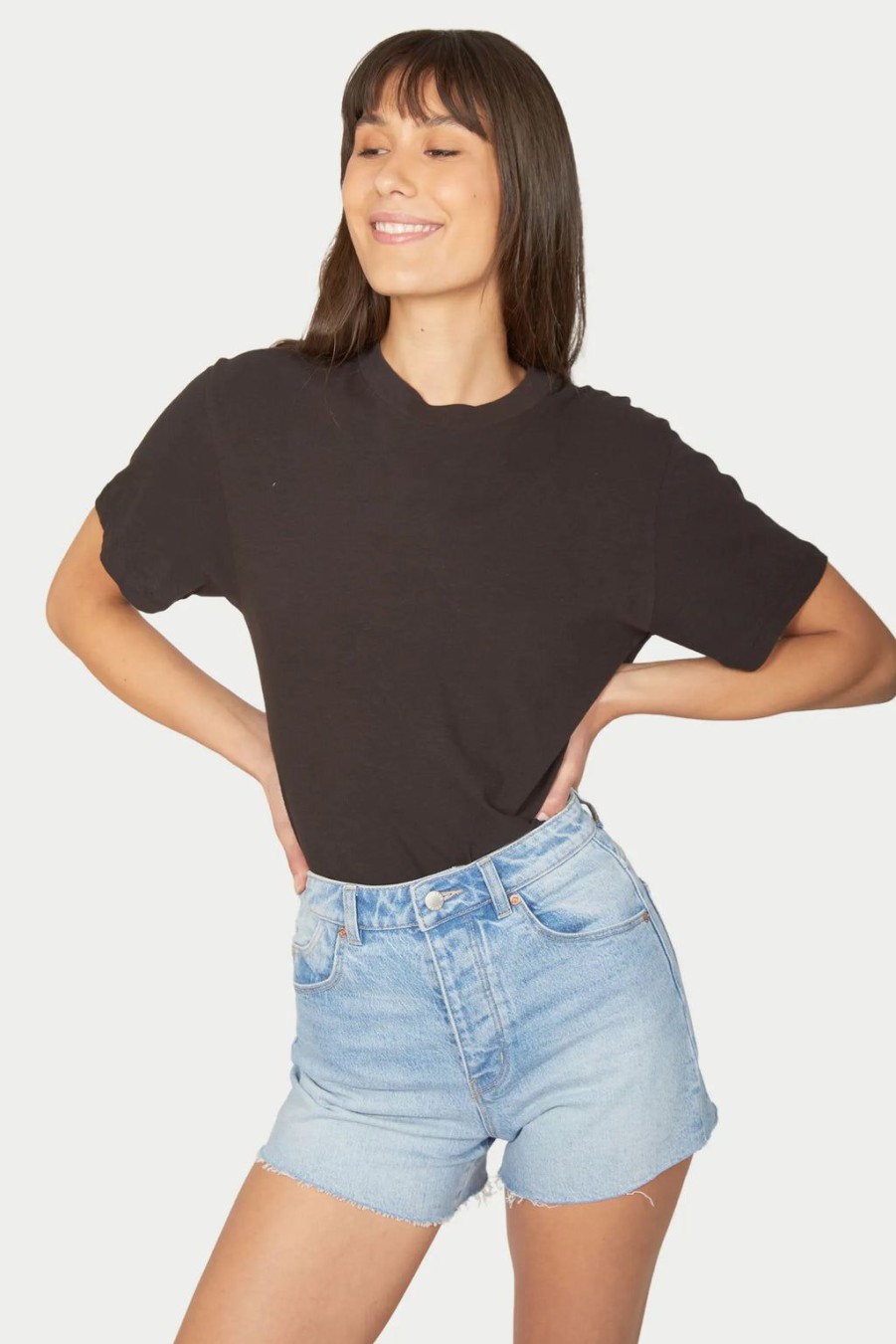 Wholesale Rolla's Jeans Tomboy Tee - Vintage Black