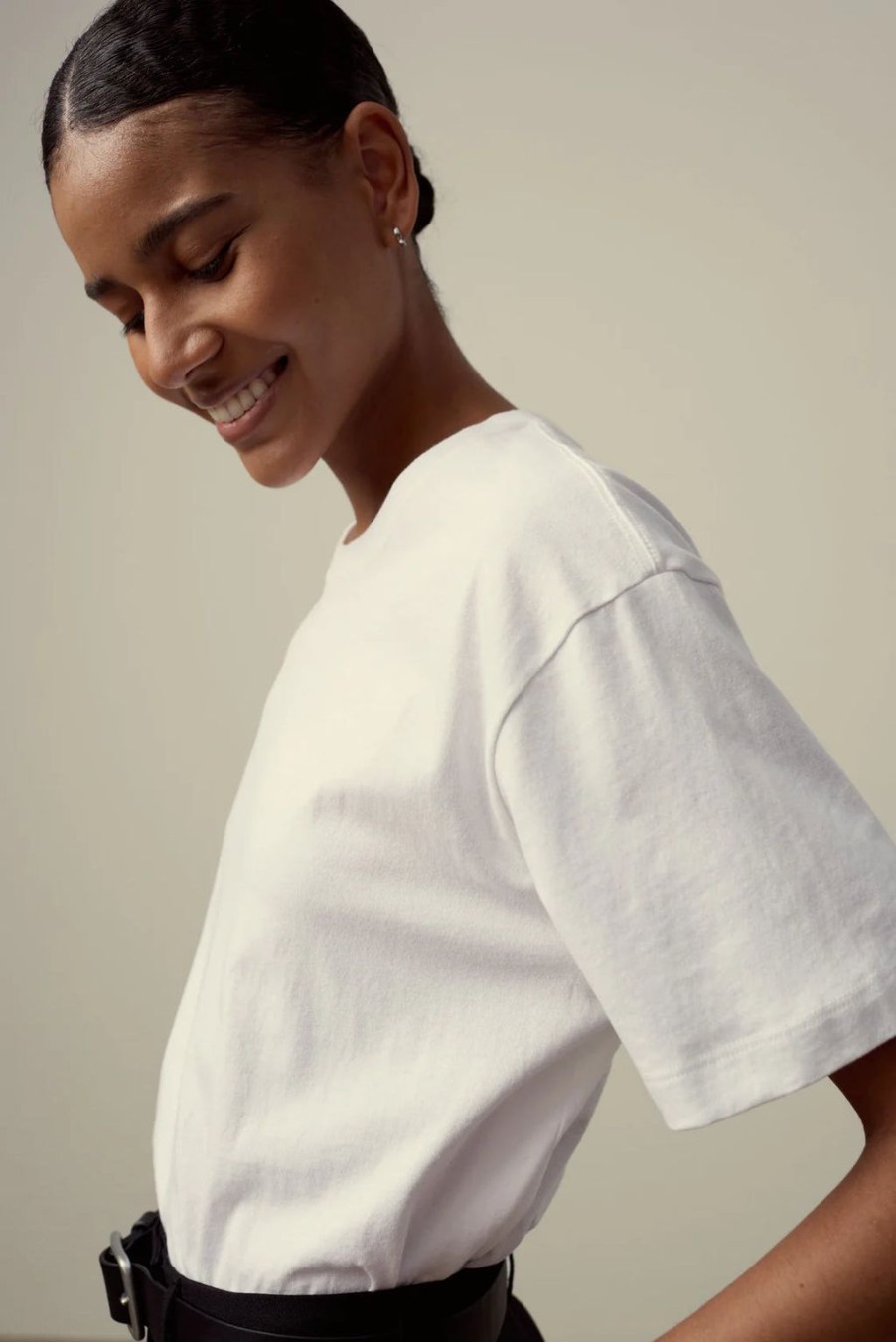 Online Assembly Label Women'S Organic Base Tee - White