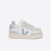 Clearance Veja V-90 O.T Leather - Extra White/ Steel