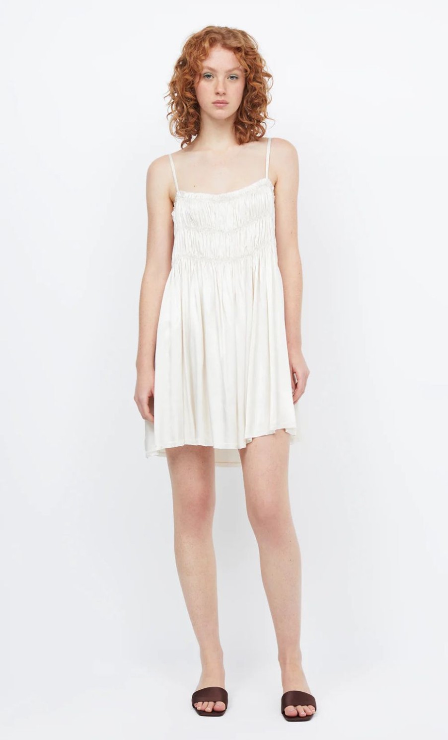 Clearance Bec + Bridge Dali Mini Shift Dress - Ivory