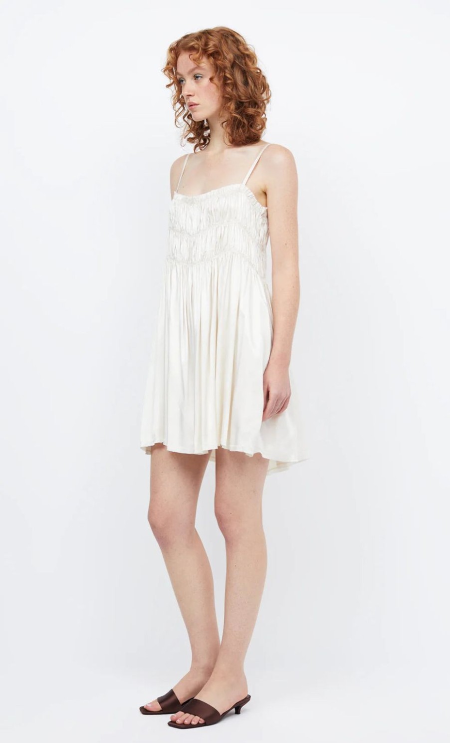 Clearance Bec + Bridge Dali Mini Shift Dress - Ivory