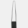 Wholesale Brie Leon Paloma Phone Bag - Black Brushed Croc