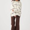 Wholesale Arcaa Movement Harper Stripe Sweater - Cream/ Chocolate