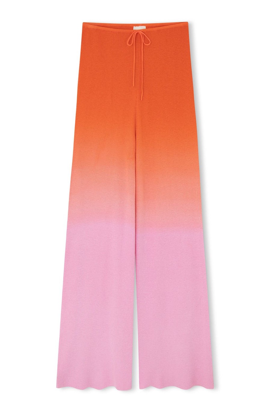 New Zulu and Zephyr Merino Blend Knit Pants - Pink Ombre