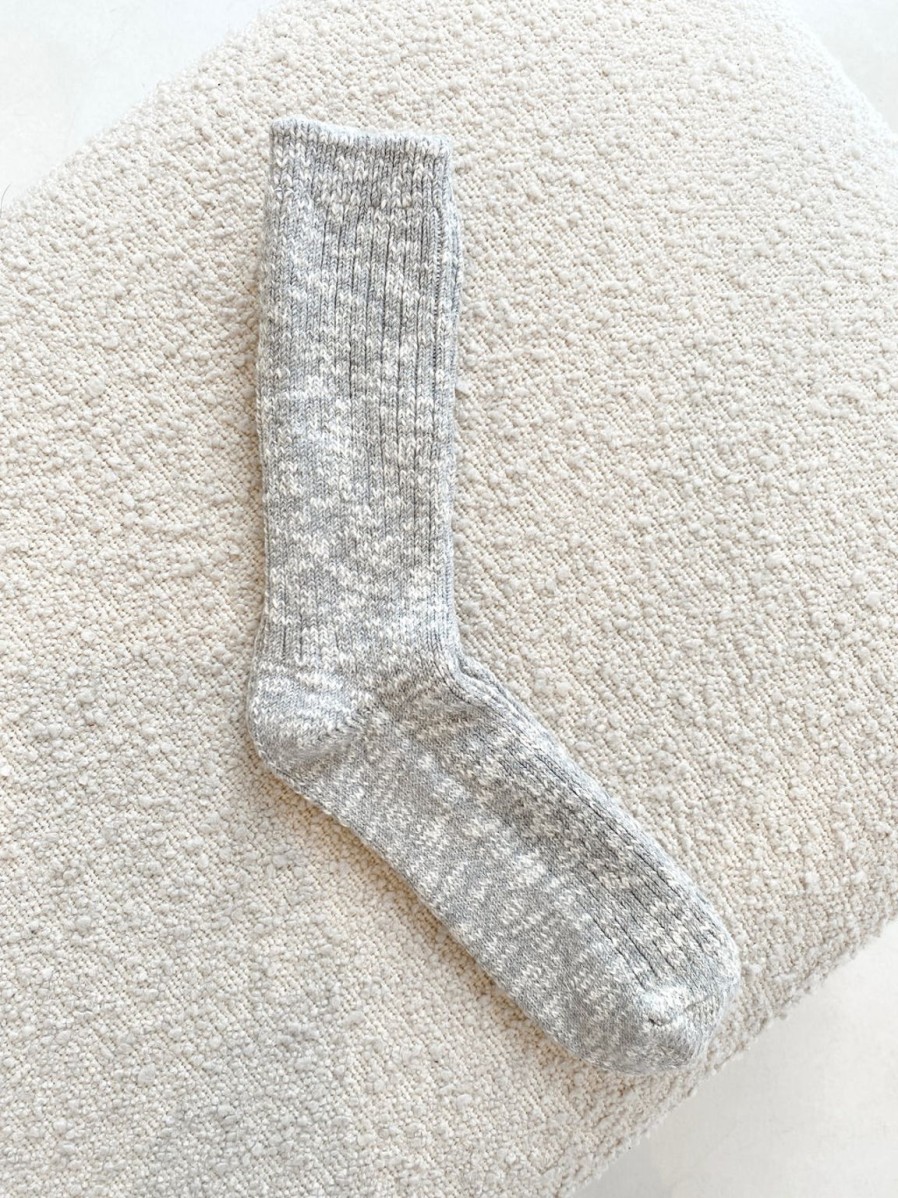 Clearance Le Bon Shoppe Cottage Socks - Heather Grey