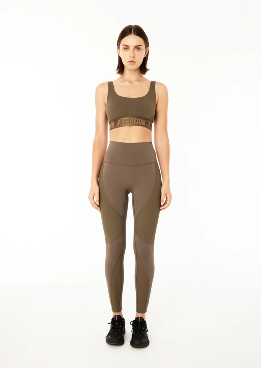 Best P.E Nation Free Play Legging - Khaki