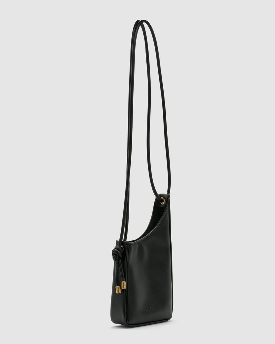 Hot Brie Leon Tie Knot Mini Bag - Black