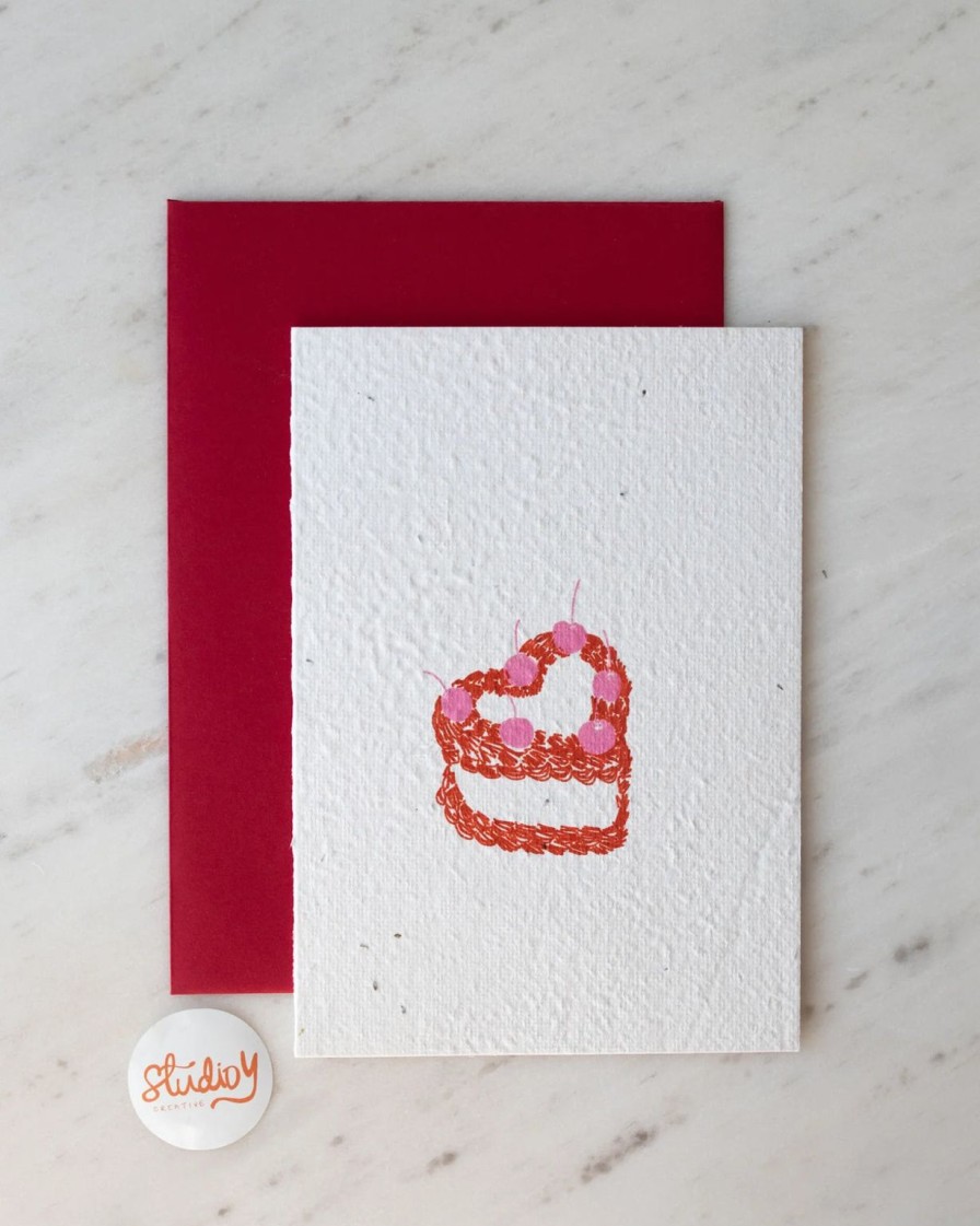 New Studio Y Creative Love Cake Card