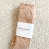 Hot Le Bon Shoppe Cottage Socks - Peachy Keen