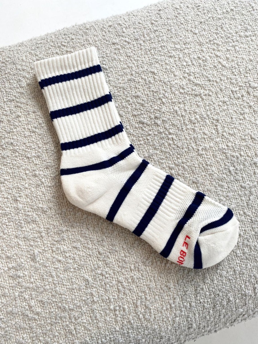 Best Le Bon Shoppe Boyfriend Striped Socks - Sailor Stripe