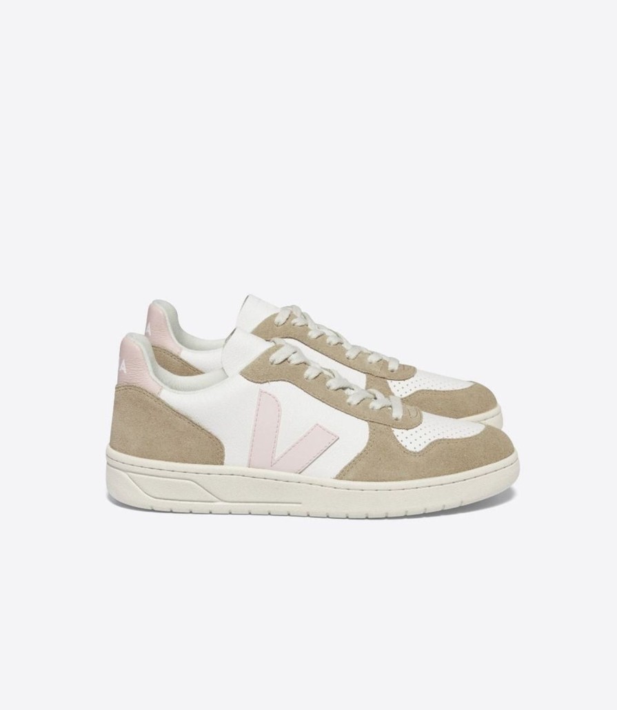 Clearance Veja V-10 - White/Sahara/Petale