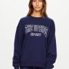 Online The Upside Ivy League Saturn Crew - Navy