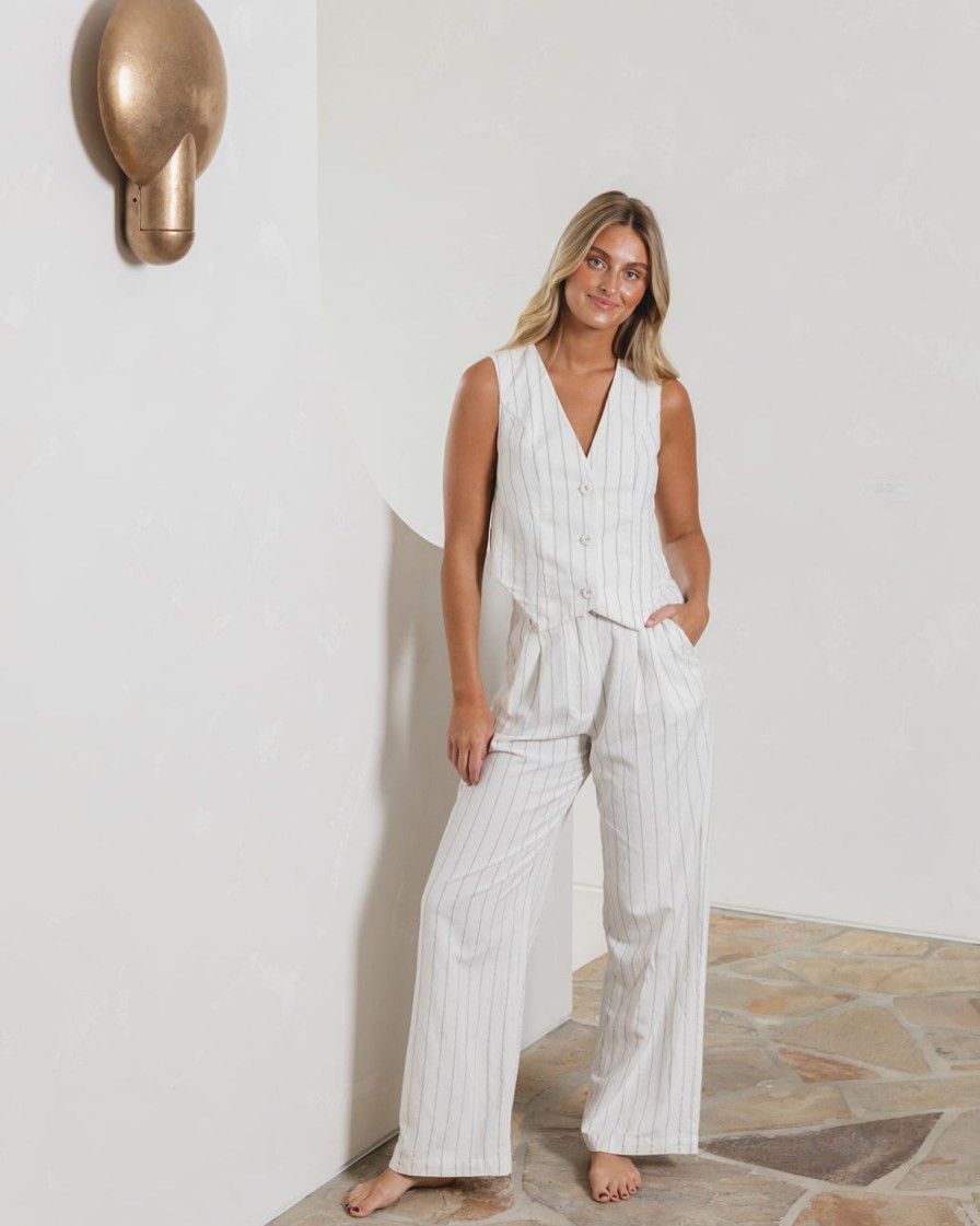 Online BLVD. the label Palma Tailored Pants - Stripe