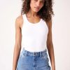 Online Rolla's Jeans Heavy Rib Toni Tank - Vintage White