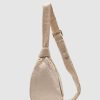 Best Brie Leon Rellino Slouch Crossbody - Oat Crinkle