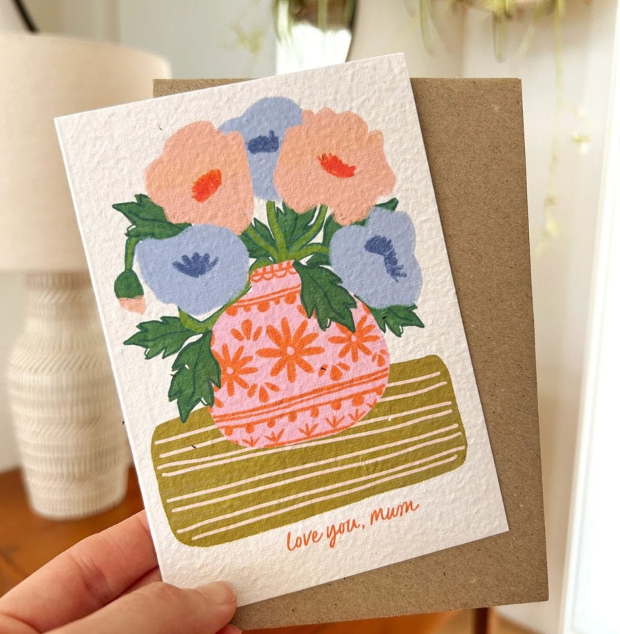 Wholesale Hello Petal Love You, Mum Plantable Card