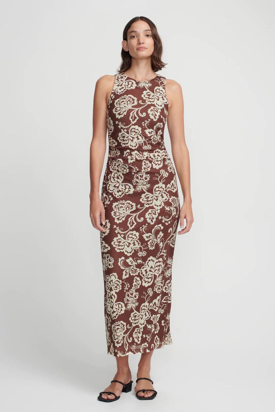 Wholesale Hansen and Gretel Kora Dress - Chocolate Floral