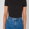 Hot Rolla's Jeans Baby Rib Tee - Black