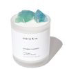 Hot Cleanse & Co Rainbow Fluorite Crystal Candle