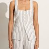 New Faithfull the Brand Maya Vest - Trani Stripe