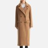 Hot Ena Pelly Lana Wool Coat - Camel