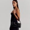 Hot Brie Leon Harlow Slouch Baguette Bag - Black Nappa