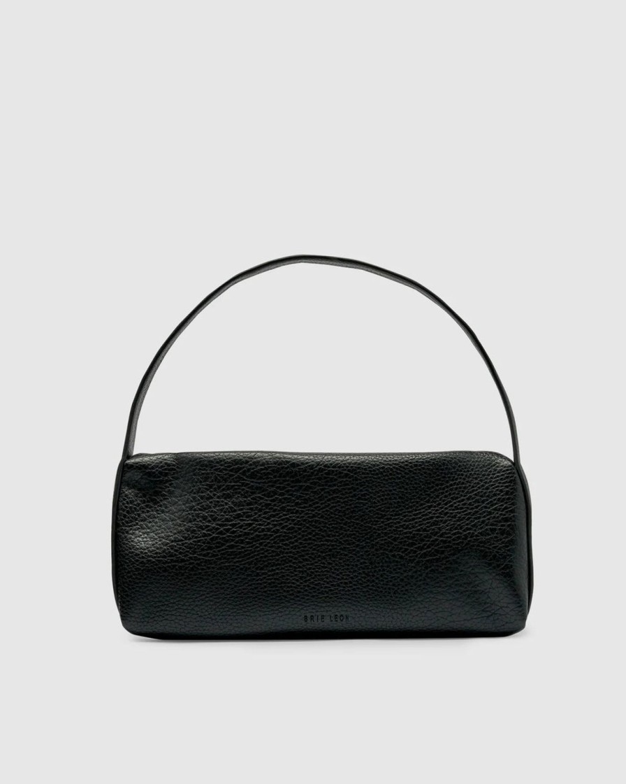 Hot Brie Leon Harlow Slouch Baguette Bag - Black Nappa