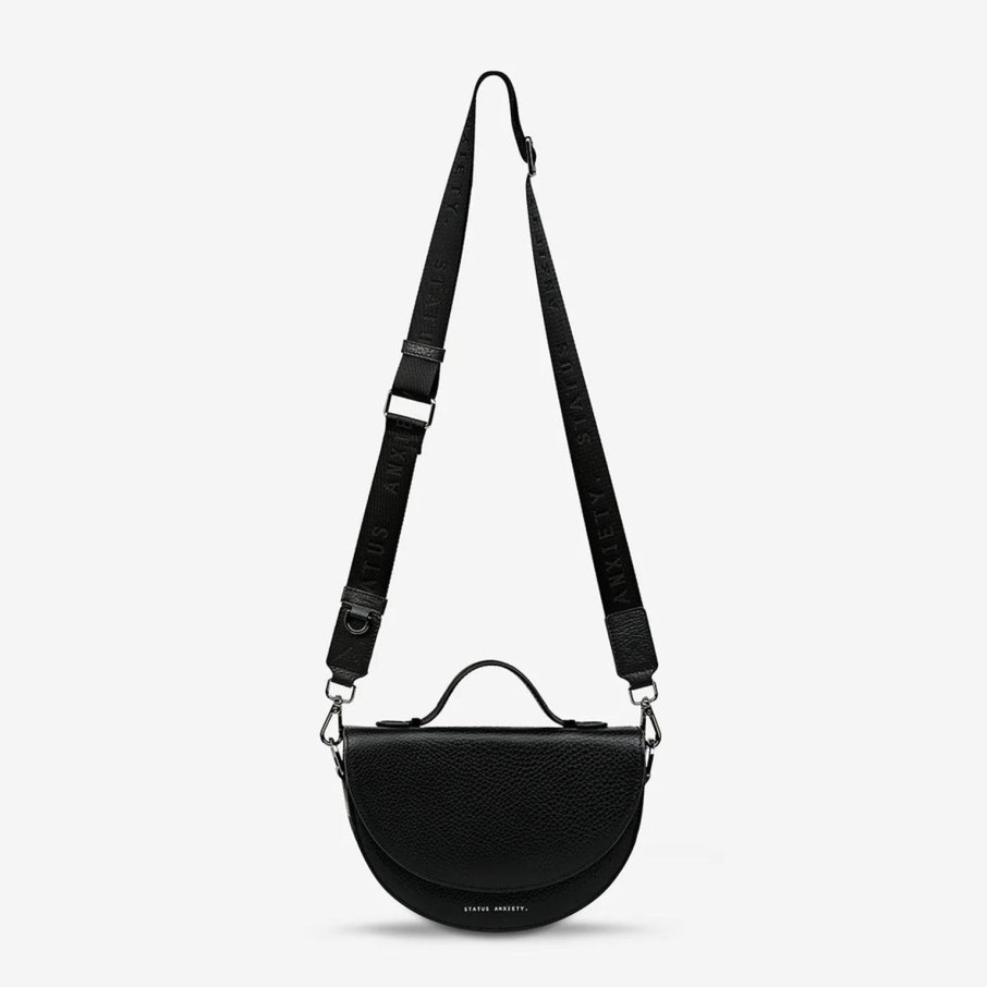 Online Status Anxiety All Nighter With Webbed Strap - Black