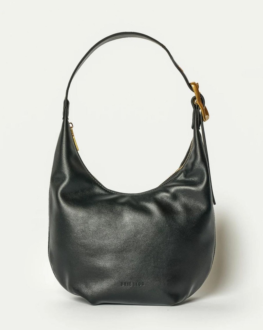 Hot Brie Leon Everyday Croissant Bag - Black