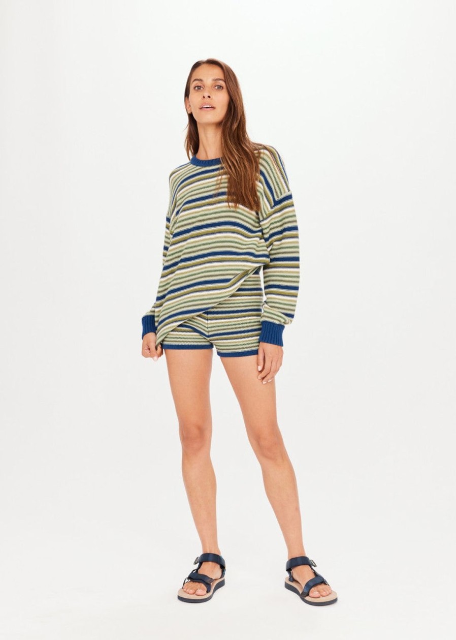 Clearance The Upside Porto Aster Shortie - Stripe