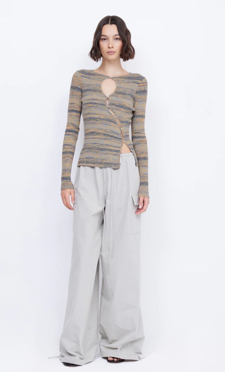 Online Bec + Bridge Alienor Key Hole Top - Ocean Dusk