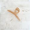 Wholesale Golden Tribe Swirl Clip - Matte Apricot