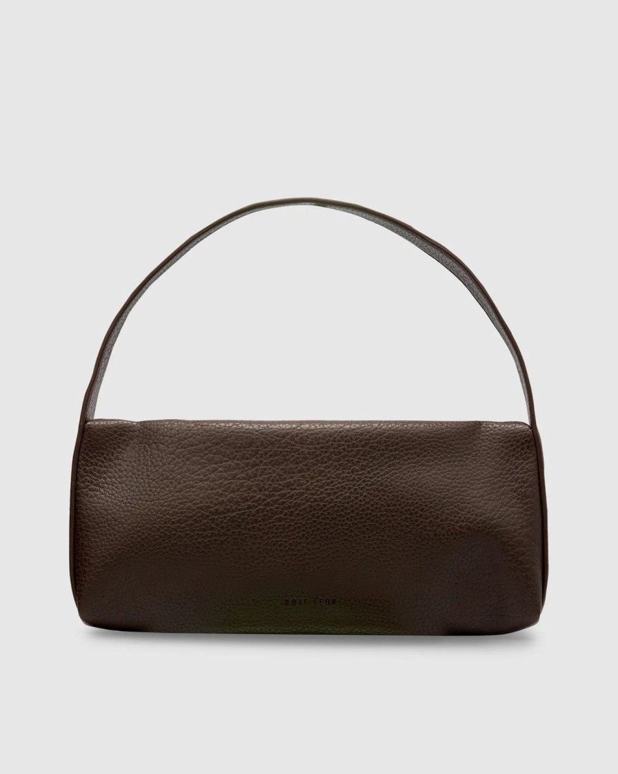 Online Brie Leon Harlow Slouch Baguette Bag - Choc Nappa