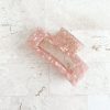 New Golden Tribe Portsea Clip- Pink Marble