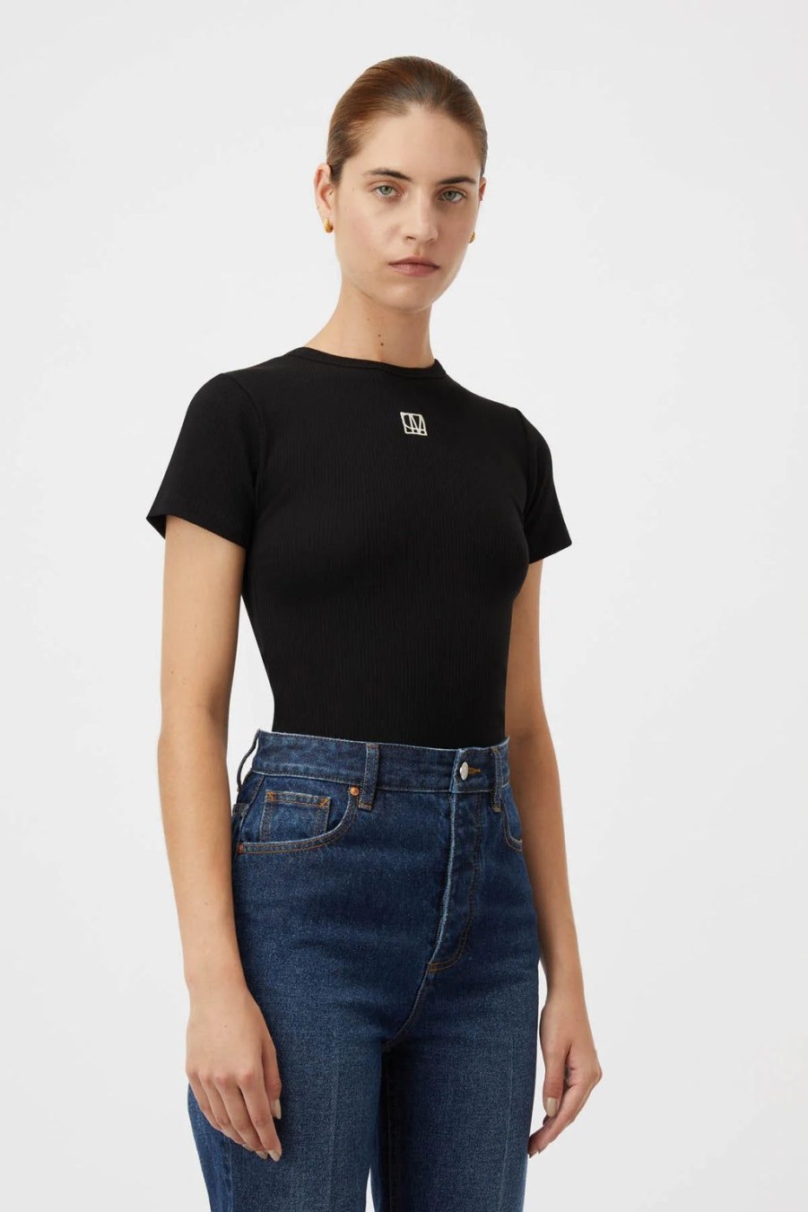 Online C&M By Camilla and Marc Nora Fitted Tee - Black