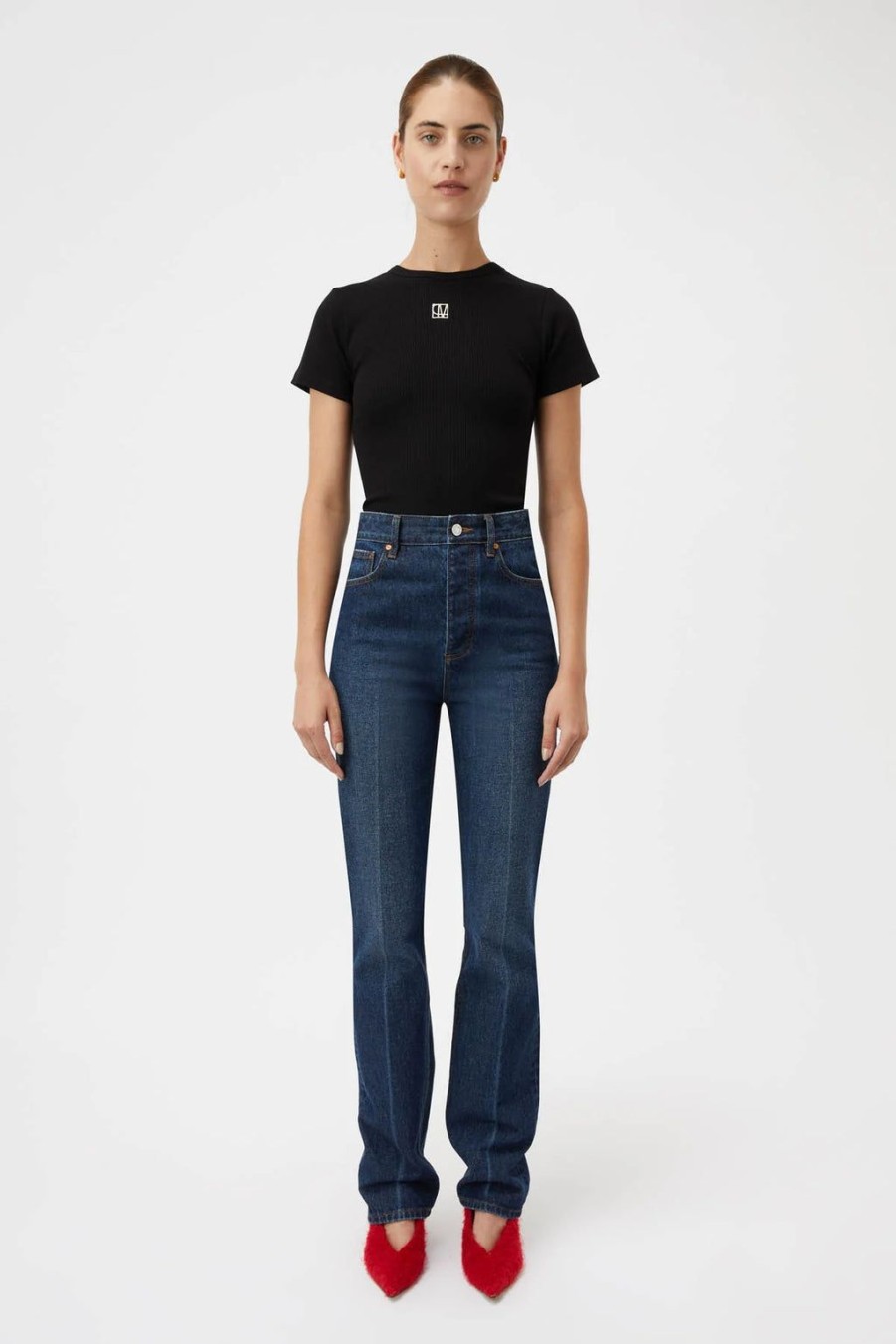 Online C&M By Camilla and Marc Nora Fitted Tee - Black