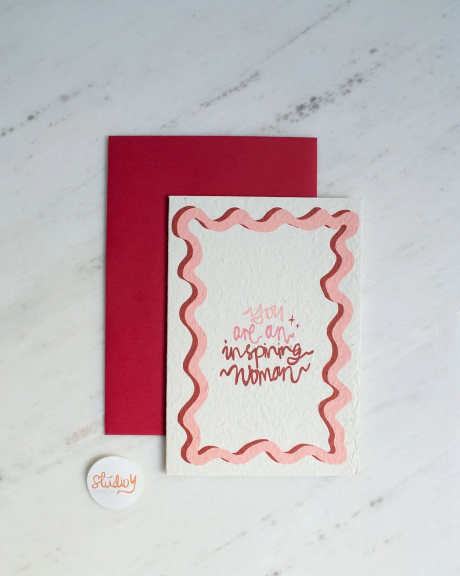 Clearance Studio Y Creative You Are An Inspiring Woman Card