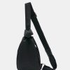 New Brie Leon Rellino Slouch Crossbody - Black Crinkled