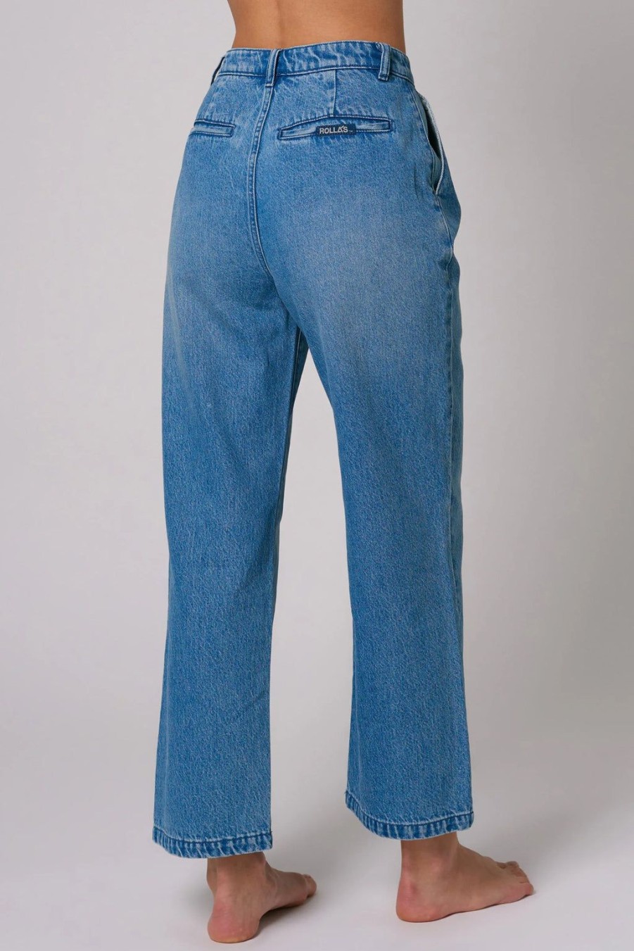 Hot Rolla's Jeans Chloe Pleat Jean - Azure