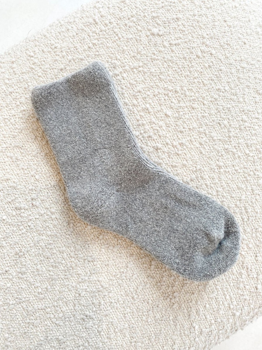 Best Le Bon Shoppe Cloud Socks - Heather Grey