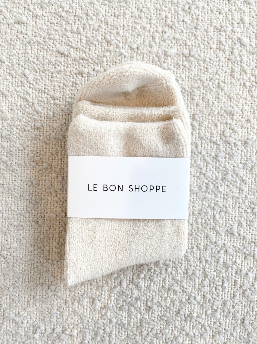 Online Le Bon Shoppe Cloud Socks - Ecru