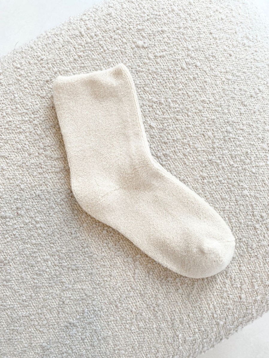 Online Le Bon Shoppe Cloud Socks - Ecru