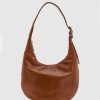 New Brie Leon Everyday Croissant Bag - Tan Nubuck