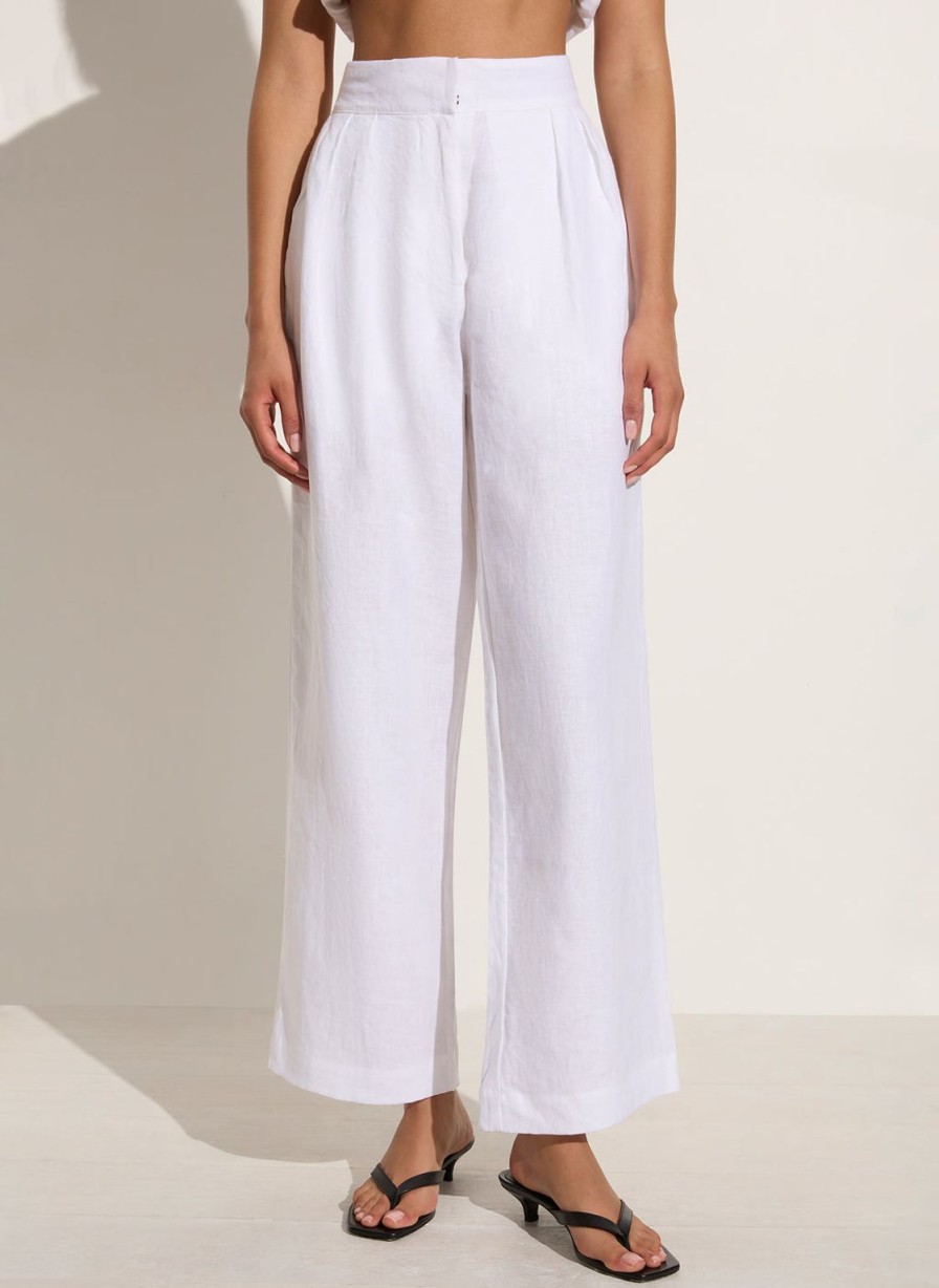 Clearance Faithfull the Brand Duomo Pant - White