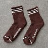 Hot Le Bon Shoppe Girlfriend Socks - Mahogany