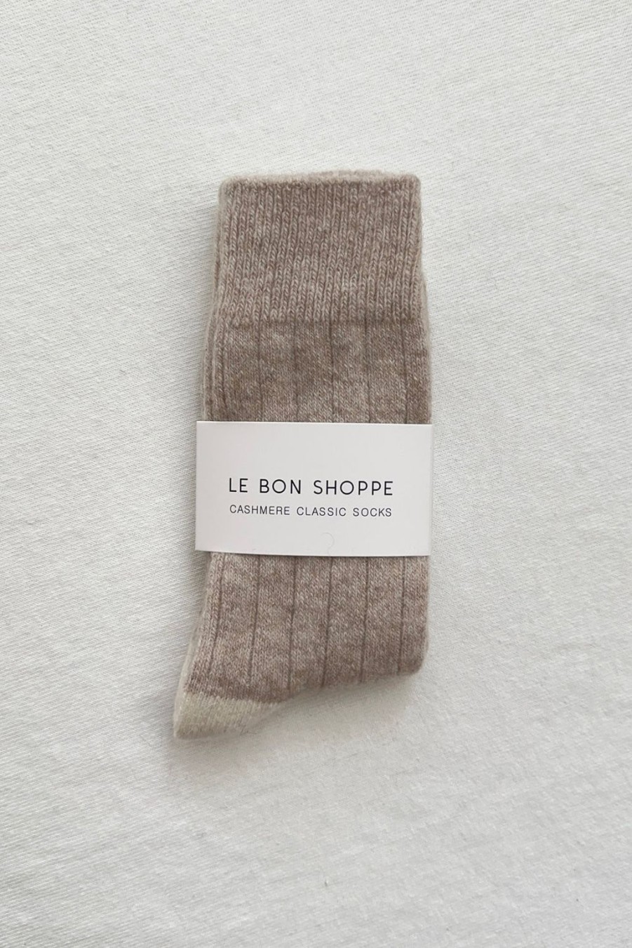 Online Le Bon Shoppe Classic Cashmere Socks - Fawn